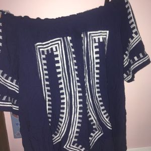 Off the shoulder beach cover-up